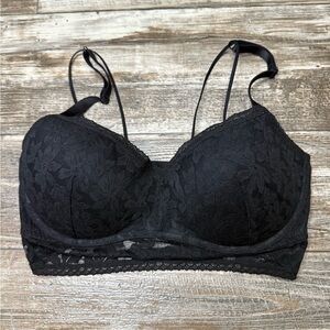 PINK Victoria's Secret Black Lace Bra